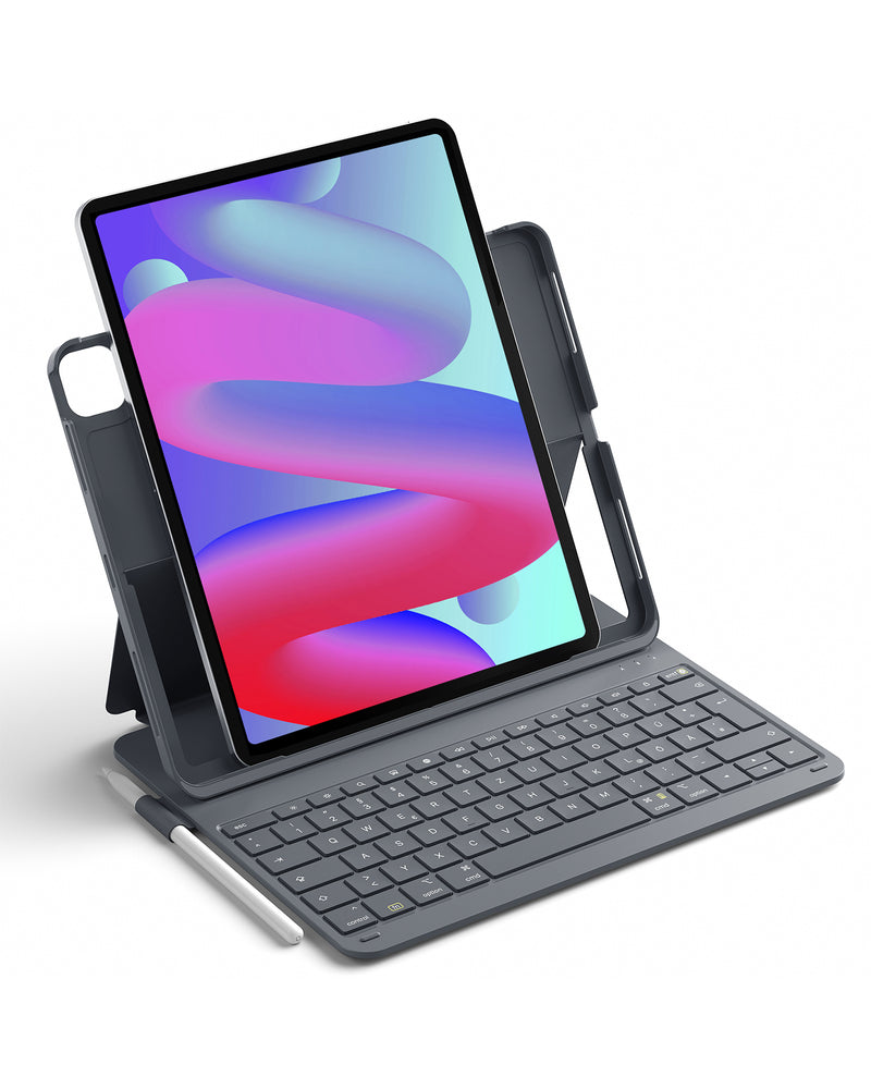 Étui clavier ultra léger pour iPad Air 13 pouces (6), iPad Pro 12,9 pouces (4/3/2/1), BK2007-13