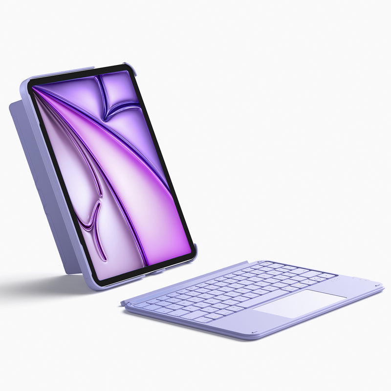 Ultraleicht Tastatur für iPad 11" (A16 2025), iPad 10, iPad Air 11" M3/M2 (2025/2024), iPad Air 7/6/5/4, iPad Pro 11" 4/3/2/1, QWERTZ, KB04122