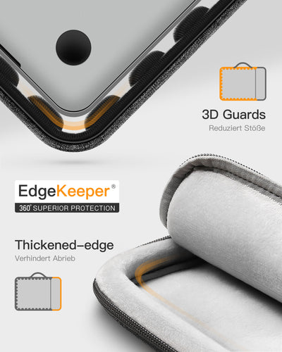 Sacoche de protection complète EdgeKeeper 360° pour ordinateurs portables de 13 à 16 pouces, LB02006/B1