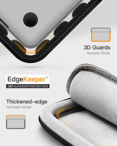 Étui de protection professionnel Edgekeeper 360° pour MacBook 13", avec sac d'accessoires, LB01011