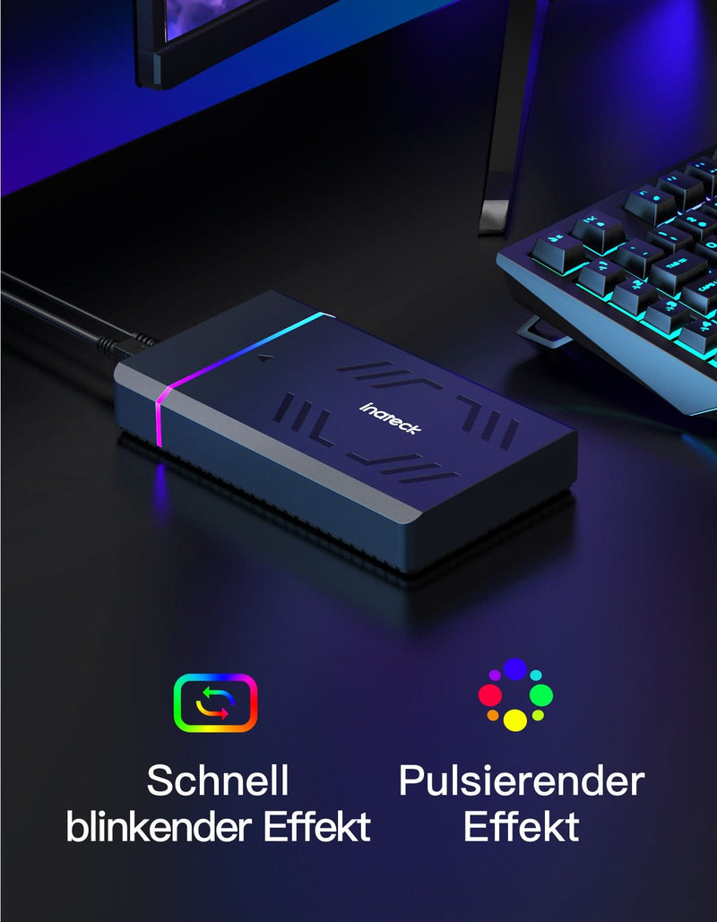 USB 3.0 Externes Festplattengehäuse für 2.5&