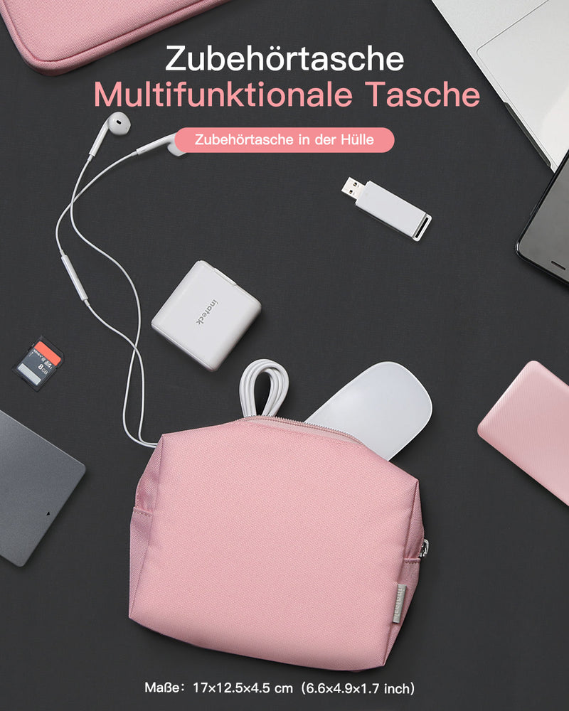 Ultraleichte Laptoptasche Hülle 13-16 Zoll mit Zubehörtasche, LB01005