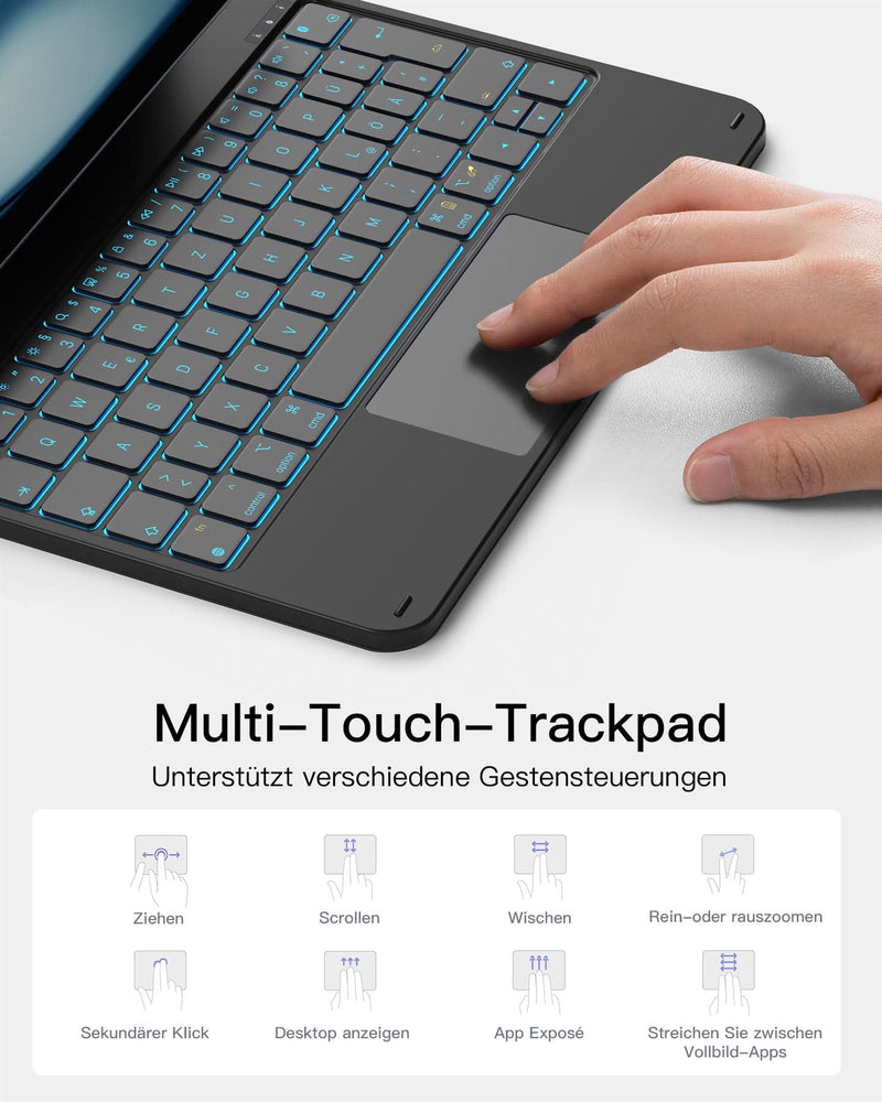 Magnetische Tastatur für iPad Pro 11-Zoll (M4 2024), KB09119-11