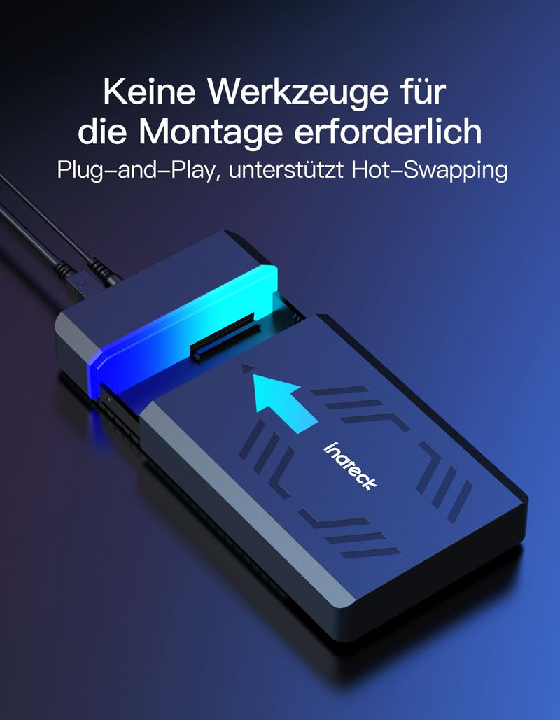 USB 3.0 Externes Festplattengehäuse für 2.5&