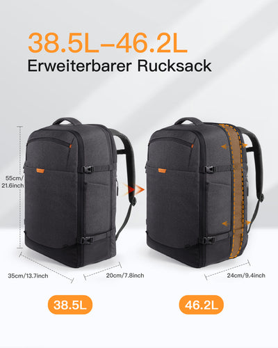 20-46L Reiserucksack, erweiterbarer Tragerucksack, BP03006