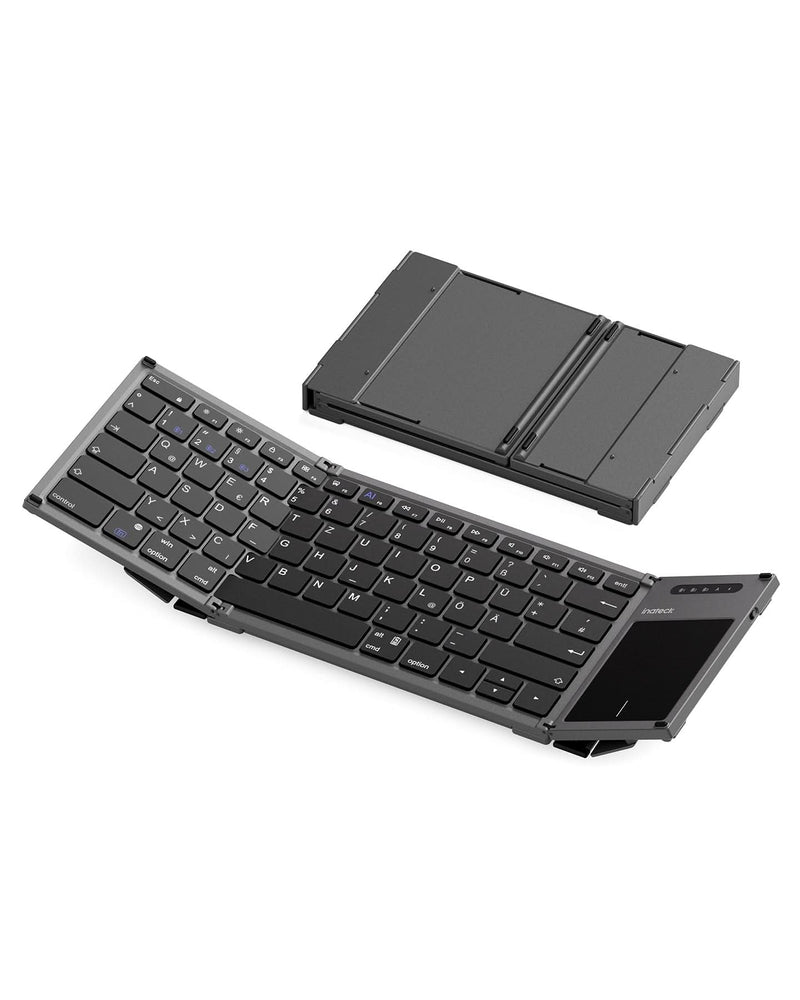 AI Keyboard with Touchpad, Foldable, Compatible with iOS, Android, Windows, KB06101