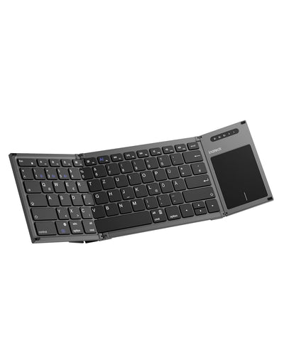 AI Keyboard with Touchpad, Foldable, Compatible with iOS, Android, Windows, KB06101