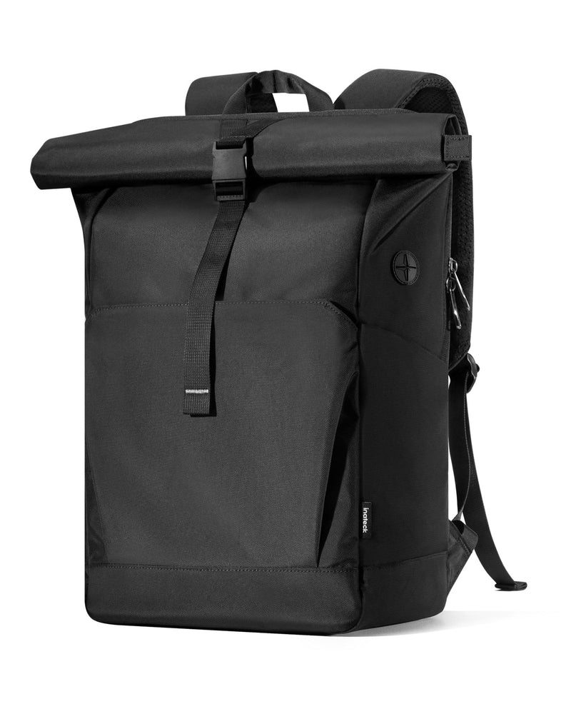 25L-30L RollTop Backpack, 17 inch Laptop Backpack with separate shoe compartment BP01007