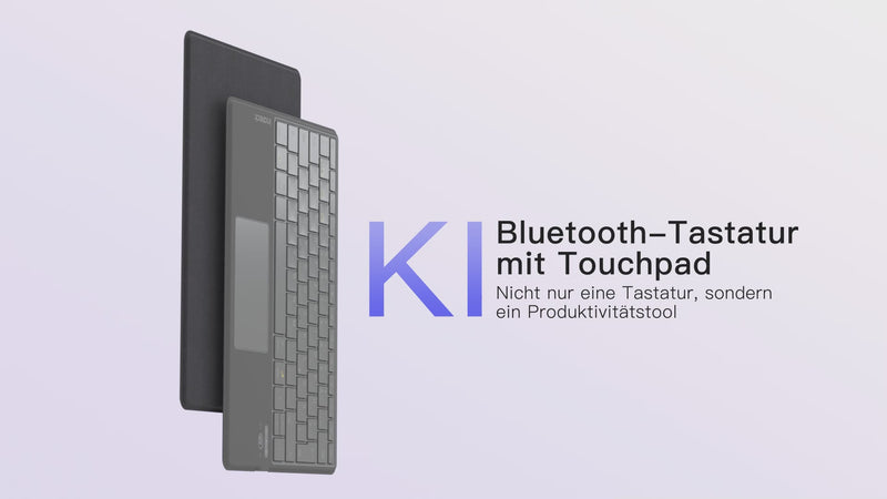 KI-Funktion Tablet Tastatur, Unterstützt Windows, iPad OS, Android, iOS, KB01104